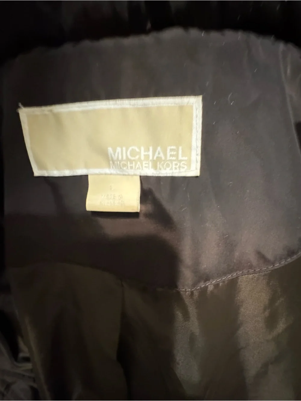 Michael Kors long quilted